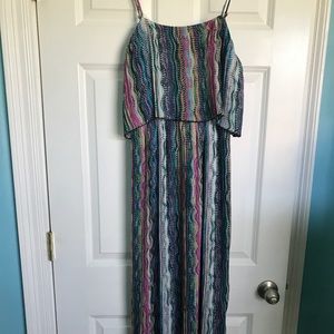 M Colorful maxi dress